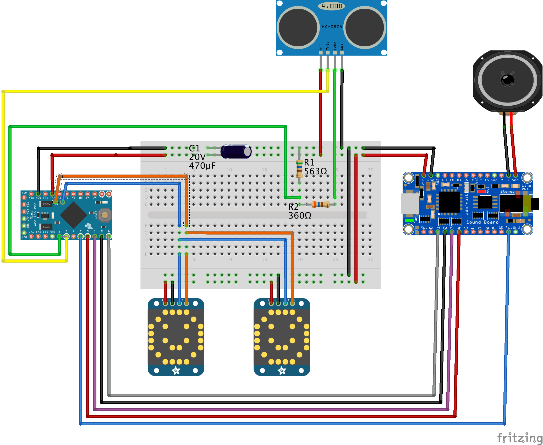 Fritzing wiring diagram